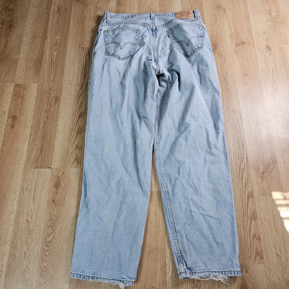 Levis 560 Comfort Fit Jeans Mens 36x34 Blue‎ Denim Pants Y2K Baggy Distressed